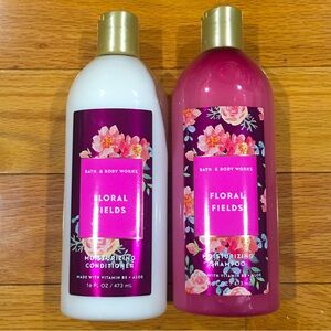 NWT Bath & Body Works Floral Fields Moisturizing Shampoo & Conditioner